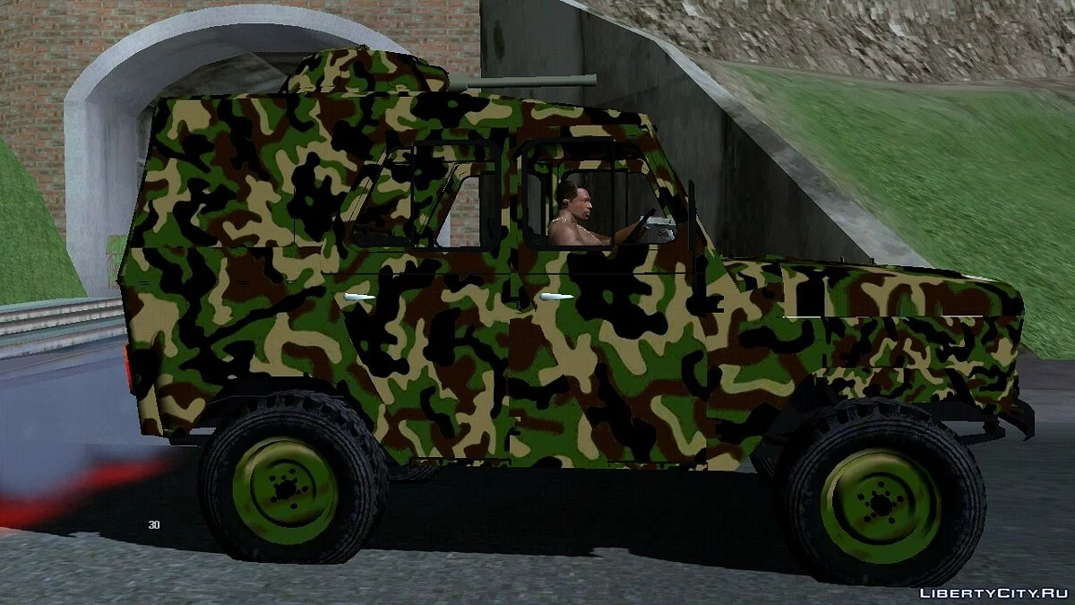 UAZ 469 Military Police Serbia / GTA San Andreas (iOS, Android)