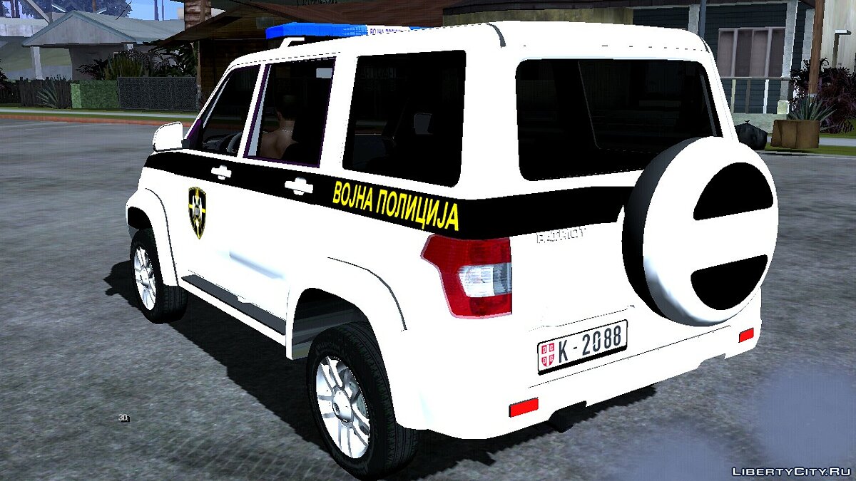 UAZ Patriot Serbian Military Police для GTA San Andreas (iOS, Android) - Картинка #2