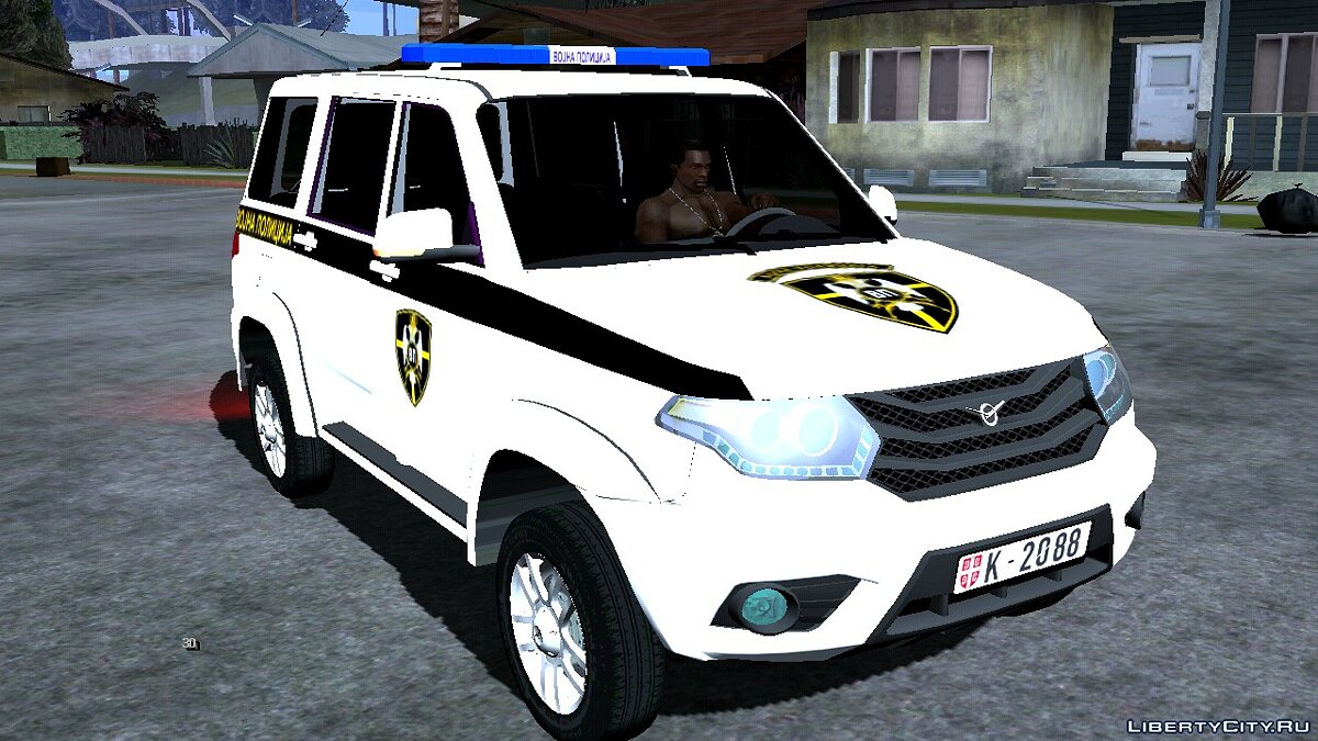 UAZ Patriot Serbian Military Police для GTA San Andreas (iOS, Android) - Картинка #1