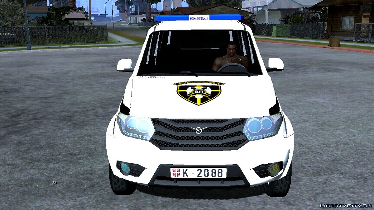 UAZ Patriot Serbian Military Police для GTA San Andreas (iOS, Android) - Картинка #4