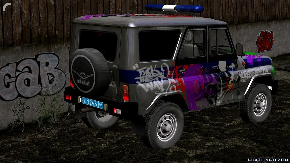УАЗ - Полиция / GTA San Andreas (iOS, Android)