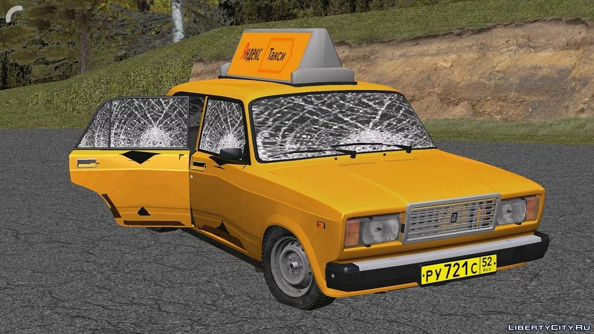 Ваз 2107 (Яндекс такси) / GTA San Andreas (iOS, Android)