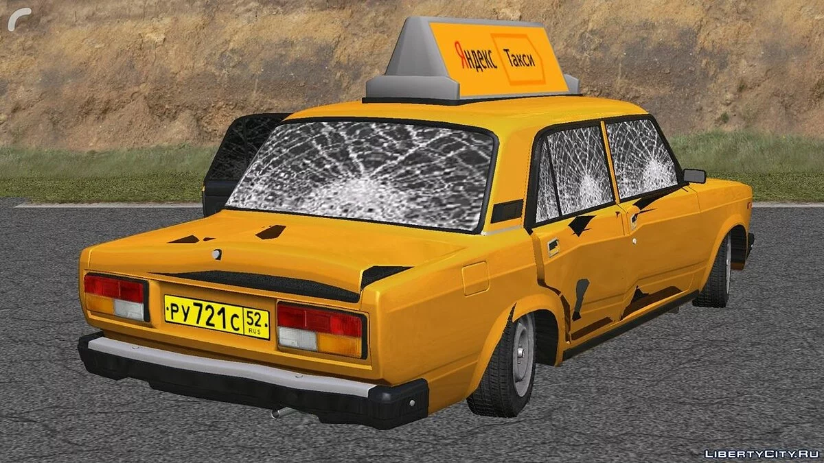 Ваз 2107 (Яндекс такси) / GTA San Andreas (iOS, Android)