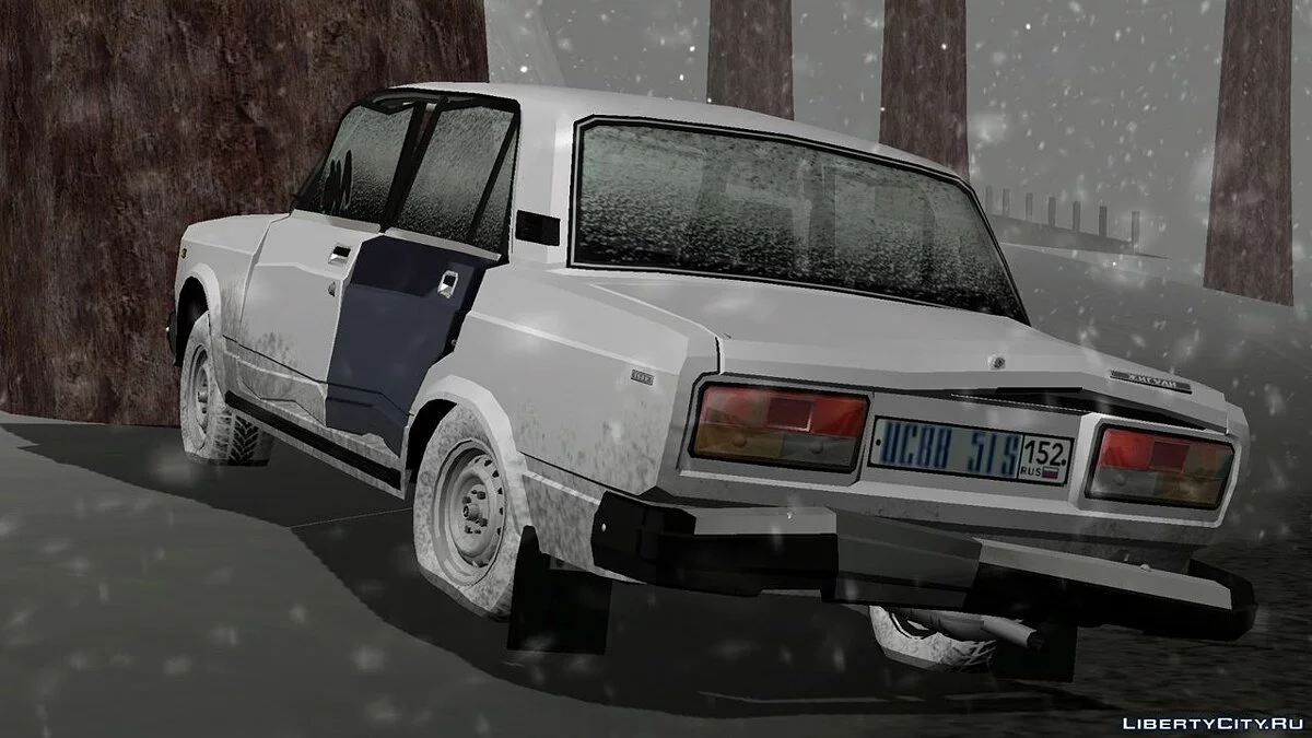 ВАЗ 2107 (Зимняя версия) / GTA San Andreas (iOS, Android)