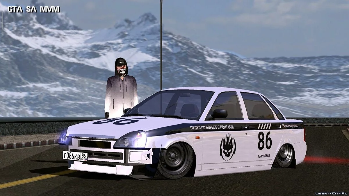 Lada Priora + винилы / GTA San Andreas (iOS, Android)