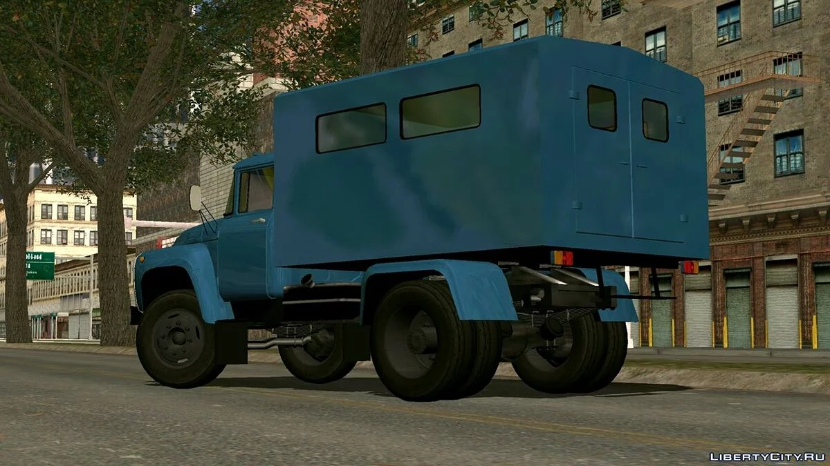 ЗИЛ 130 с будкой (только DFF) / GTA San Andreas (iOS, Android)