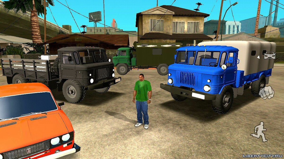 Скачать ГАЗ-66 (только DFF) для GTA San Andreas (iOS, Android)