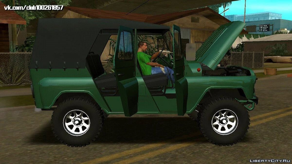 УАЗ 469 Camo (только DFF) / GTA San Andreas (iOS, Android)