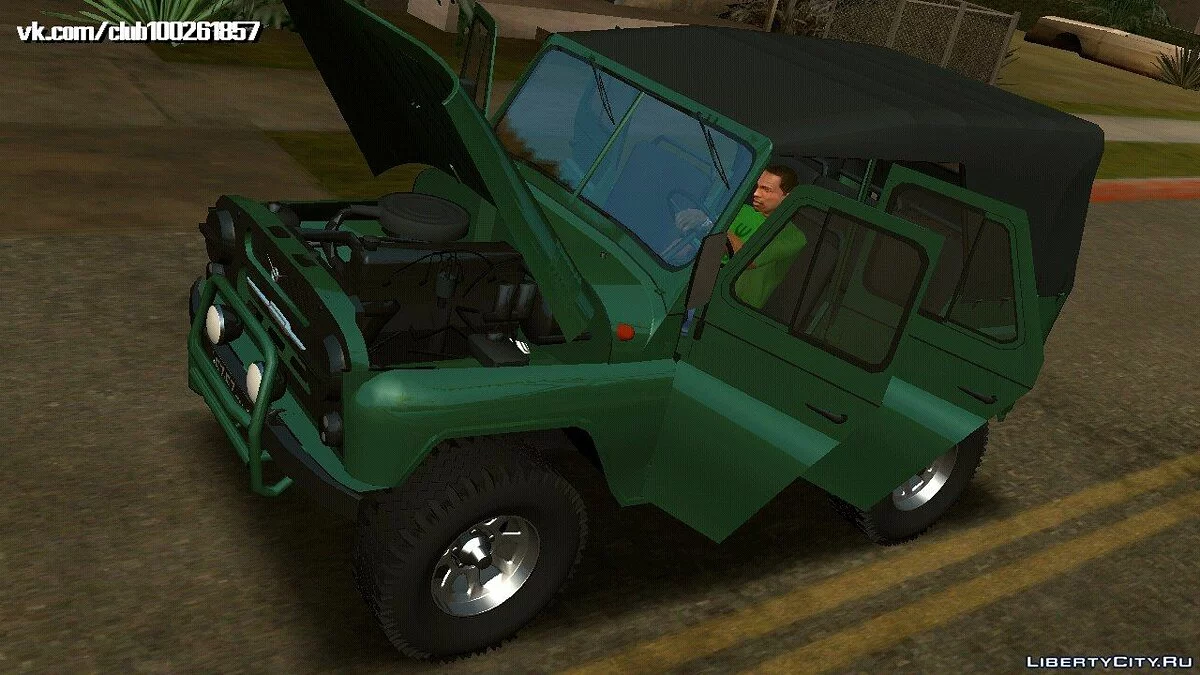 УАЗ 469 Camo (только DFF) / GTA San Andreas (iOS, Android)