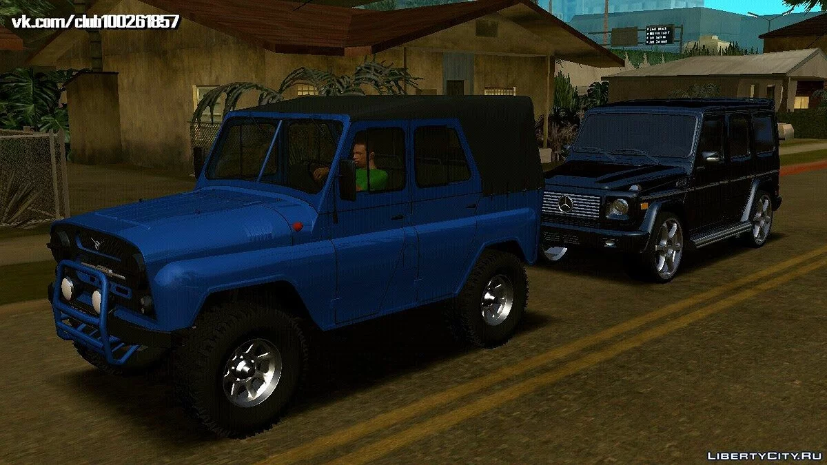 УАЗ 469 Camo (только DFF) / GTA San Andreas (iOS, Android)