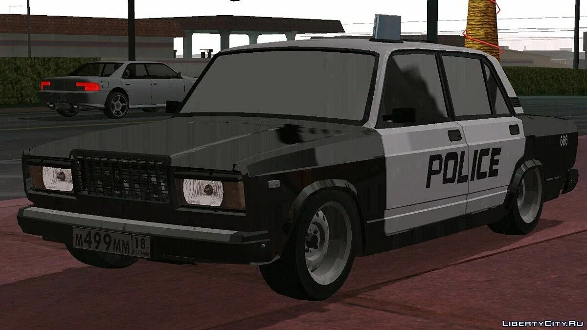 ВАЗ 2107 - Полиция v2.0 (только DFF) / GTA San Andreas (iOS, Android)