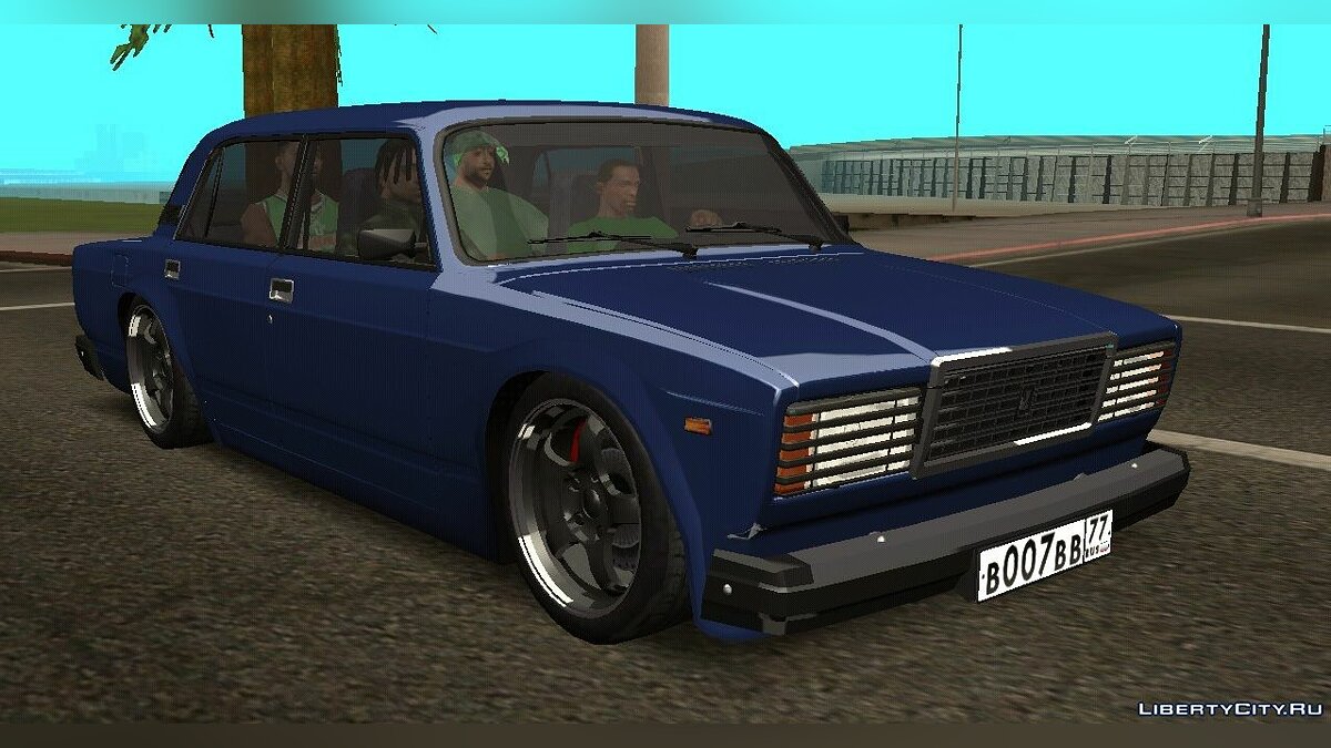 Скачать ВАЗ-2107 v2 (только DFF) для GTA San Andreas (iOS, Android)