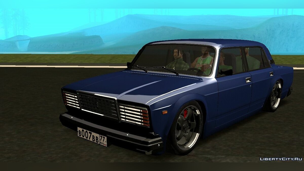 Скачать ВАЗ-2107 v2 (только DFF) для GTA San Andreas (iOS, Android)