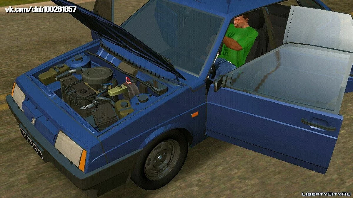 ВАЗ 2109 Стоковая (только DFF) / GTA San Andreas (iOS, Android)