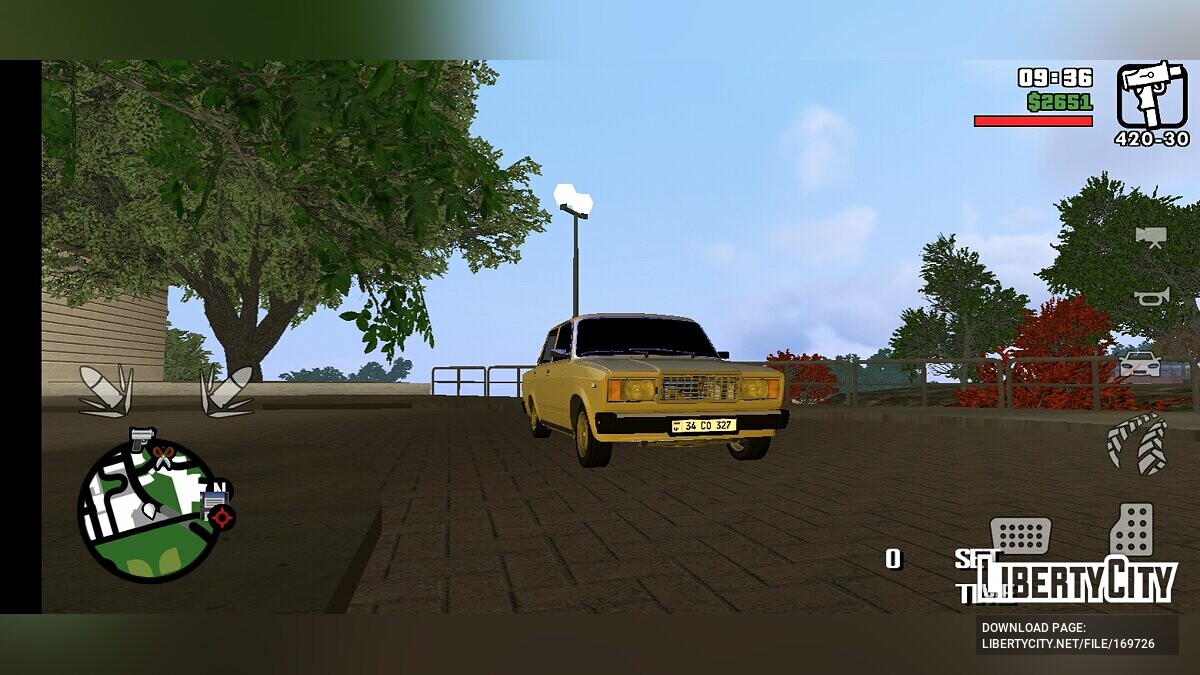 Скачать ВАЗ 2107 для GTA San Andreas (iOS, Android)