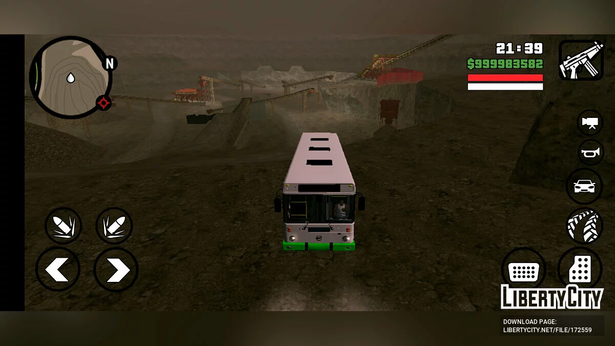 ЛИАЗ 5256 Пригород / GTA San Andreas (iOS, Android)