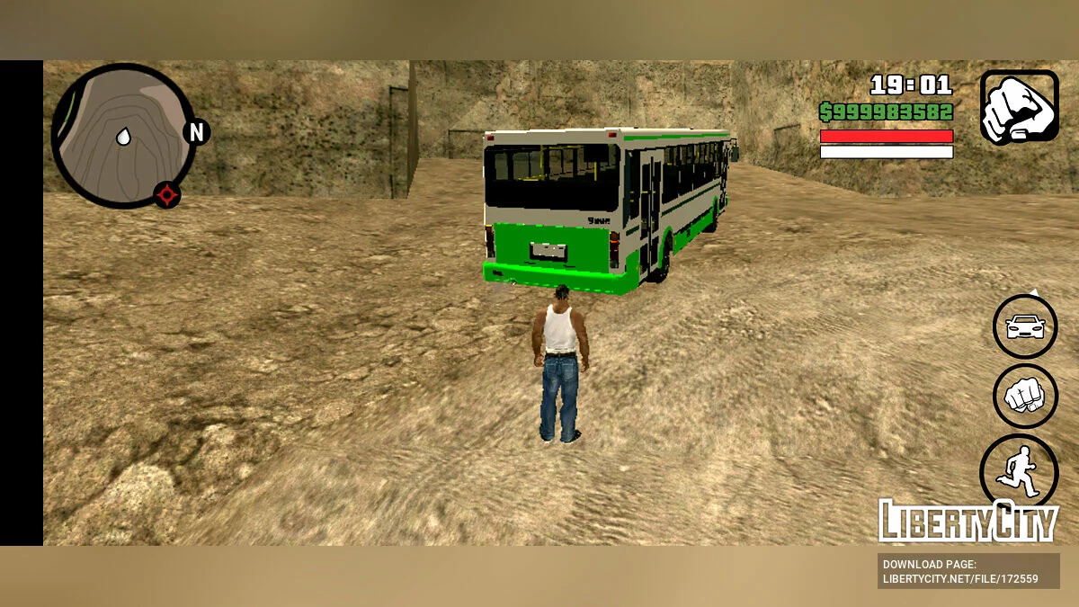 ЛИАЗ 5256 Пригород / GTA San Andreas (iOS, Android)