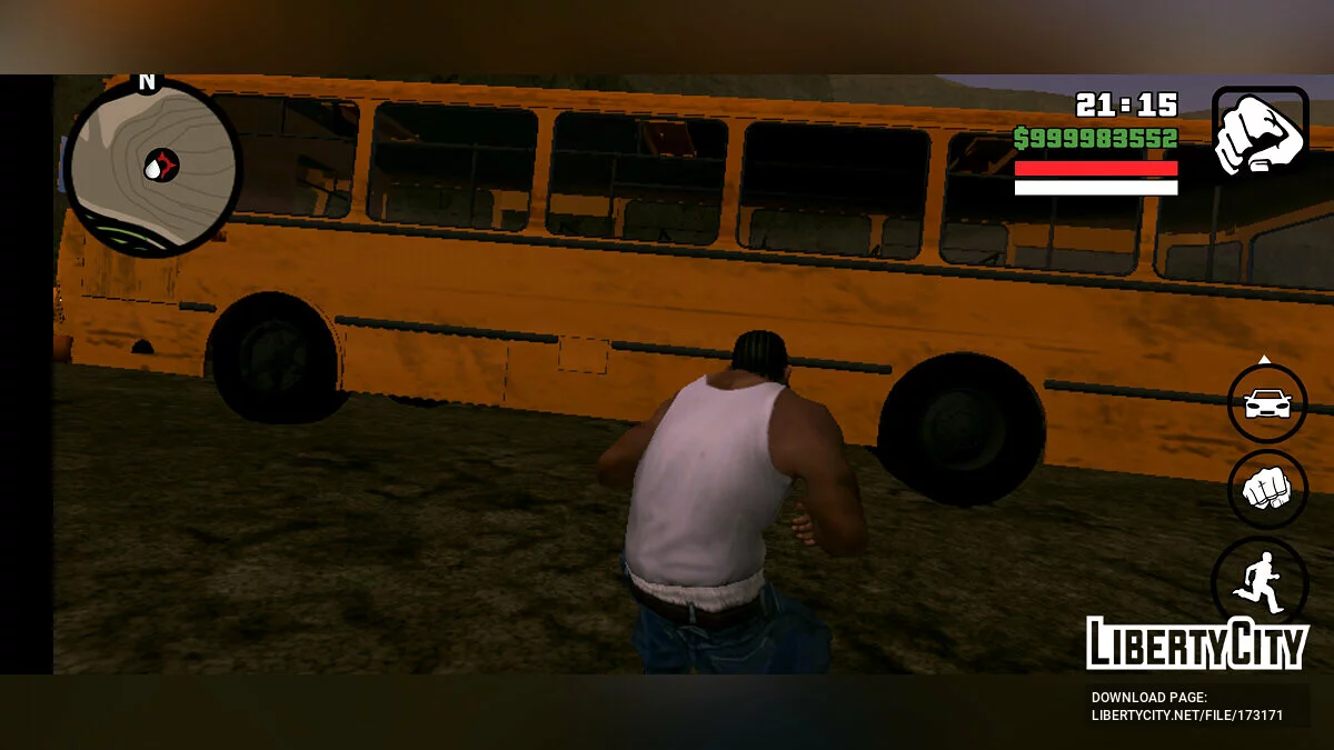 ЛИАЗ 677 / GTA San Andreas (iOS, Android)