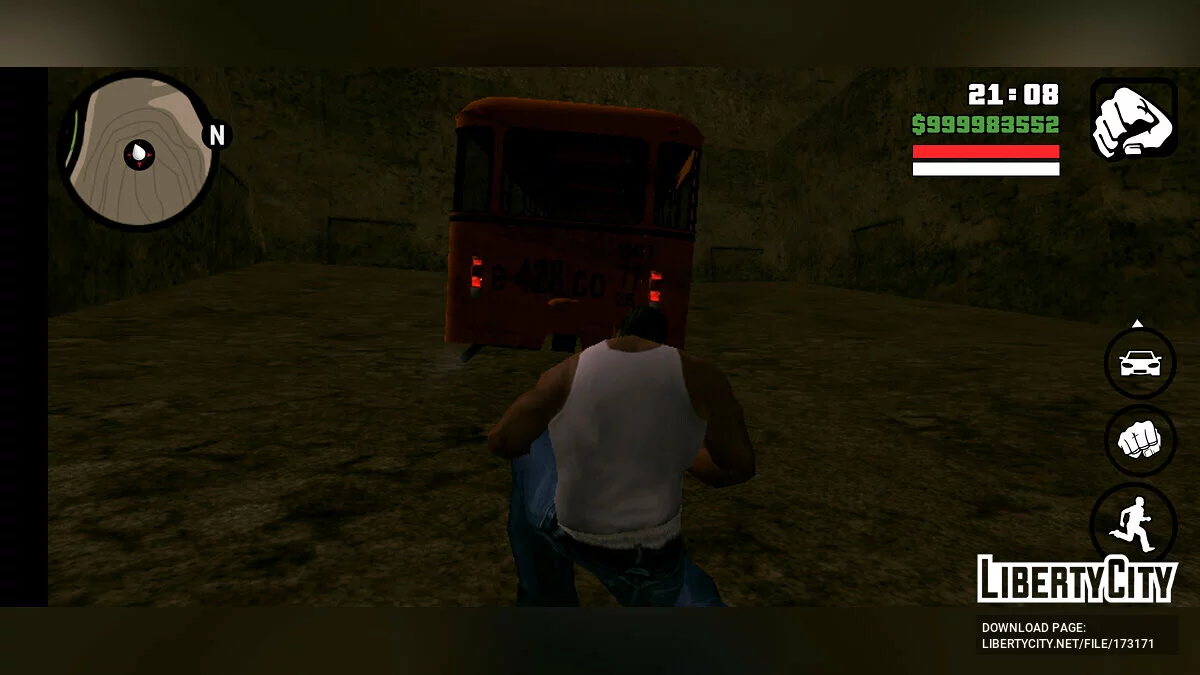 ЛИАЗ 677 / GTA San Andreas (iOS, Android)