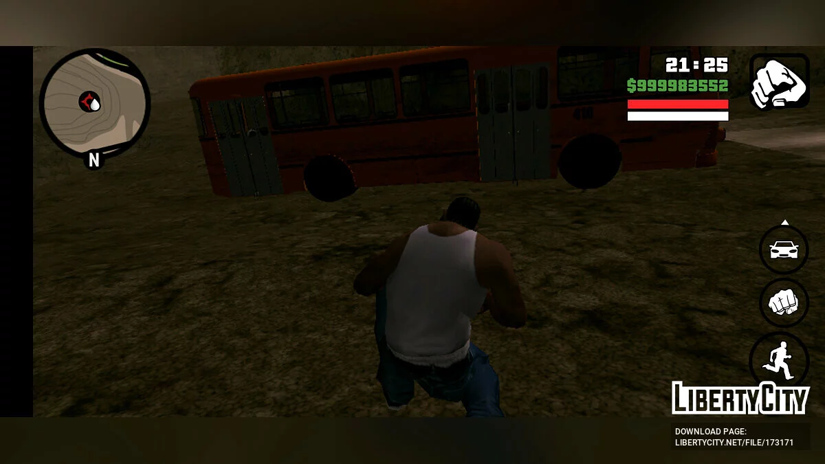 ЛИАЗ 677 / GTA San Andreas (iOS, Android)