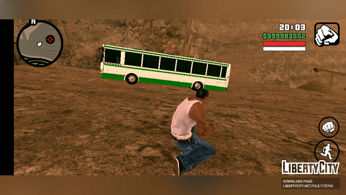 ЛИАЗ 5293 / GTA San Andreas (iOS, Android)