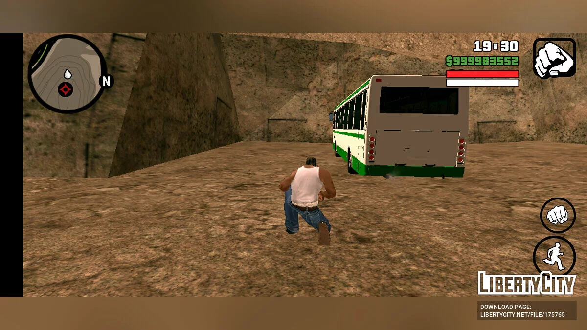 ЛИАЗ 5293 / GTA San Andreas (iOS, Android)
