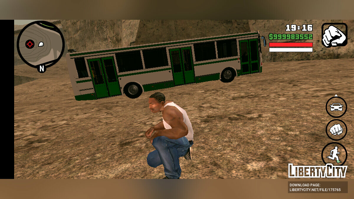 Скачать ЛИАЗ 5293 для GTA San Andreas (iOS, Android)