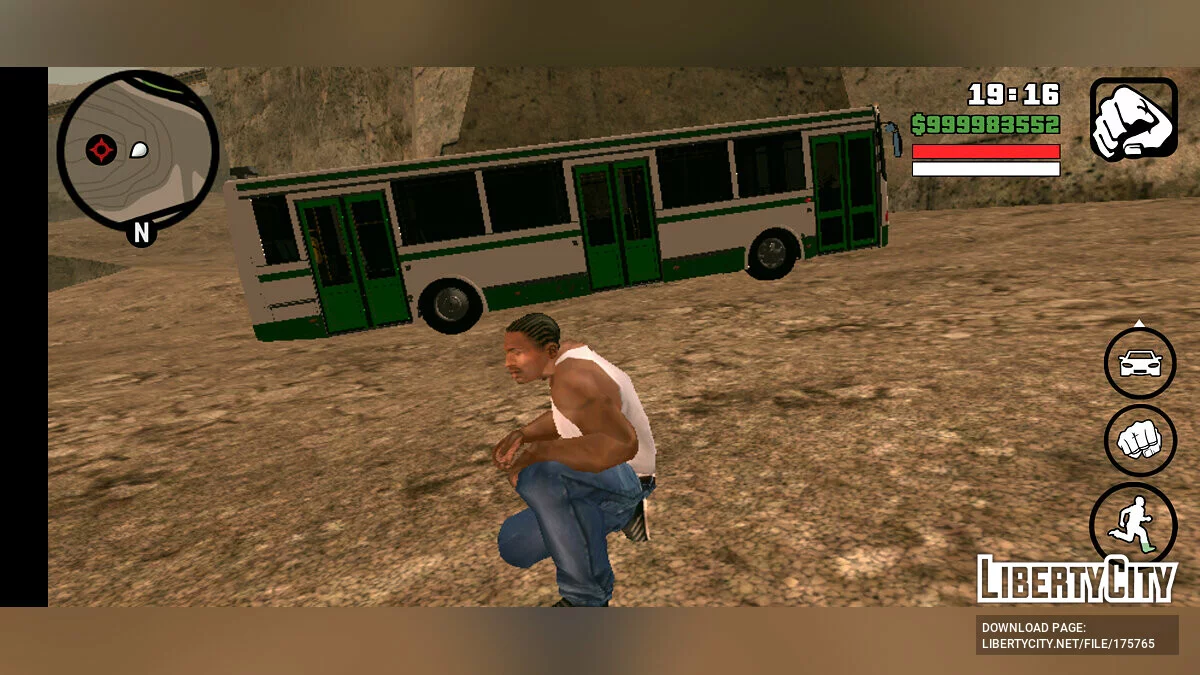ЛИАЗ 5293 / GTA San Andreas (iOS, Android)