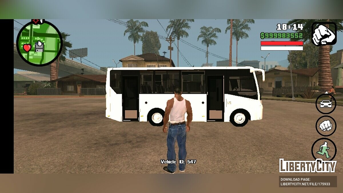 Скачать ПАЗ Vector Next для GTA San Andreas (iOS, Android)