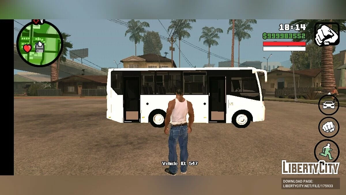 ПАЗ Vector Next / GTA San Andreas (iOS, Android)