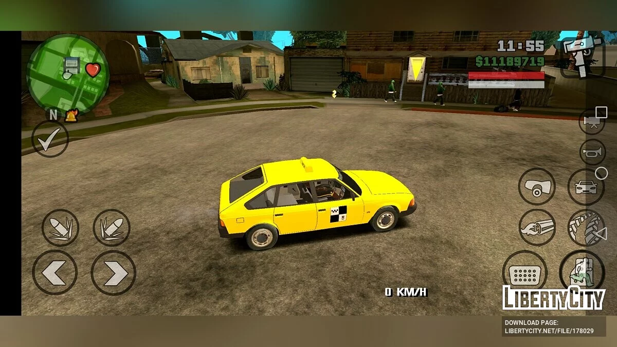 АЗЛК-2141 Такси / GTA San Andreas (iOS, Android)