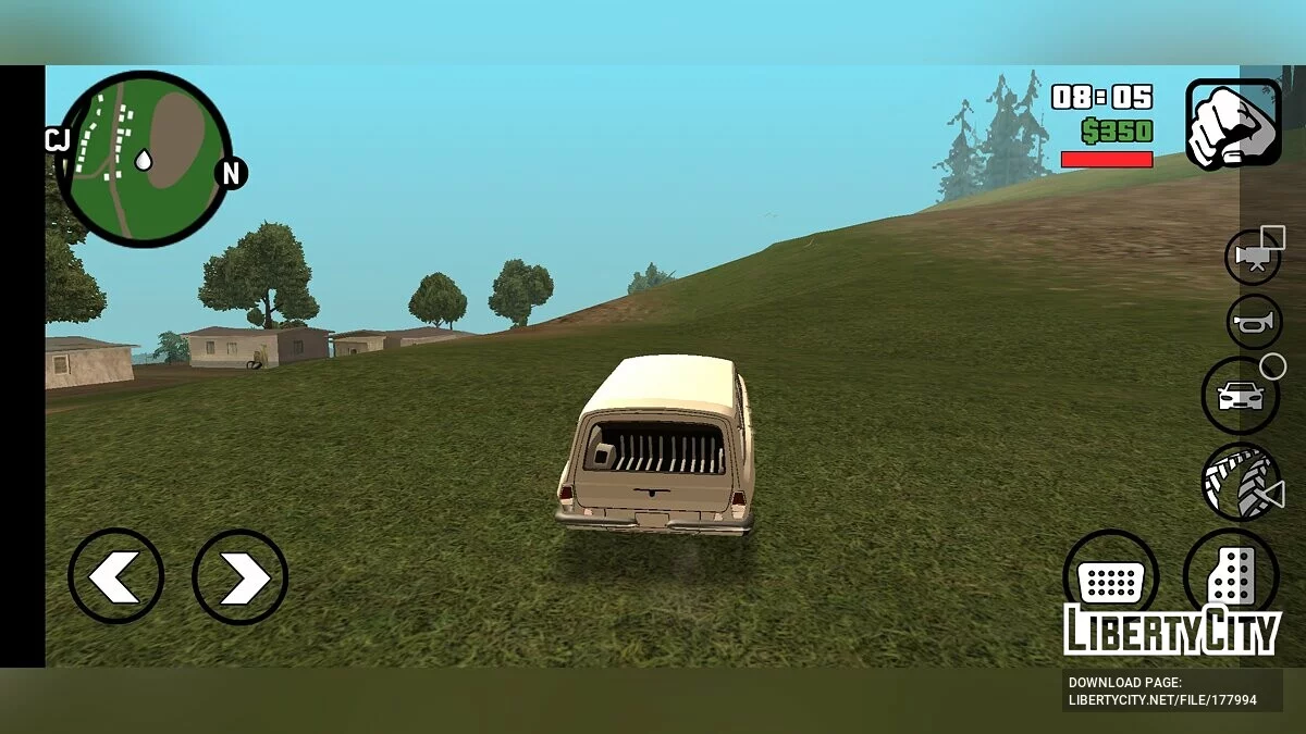 ГАЗ 24-02 Сток / GTA San Andreas (iOS, Android)