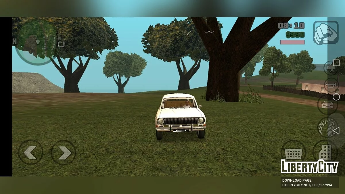 ГАЗ 24-02 Сток / GTA San Andreas (iOS, Android)