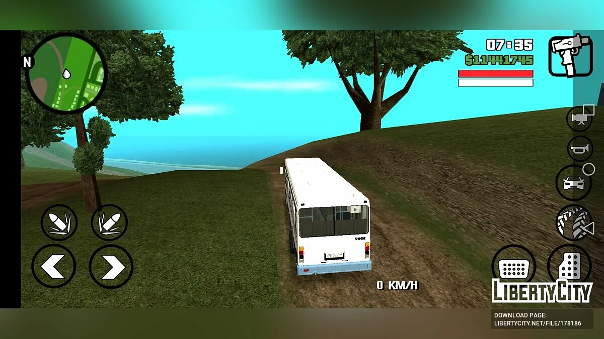 ЛиАЗ 5256 Пригородный / GTA San Andreas (iOS, Android)