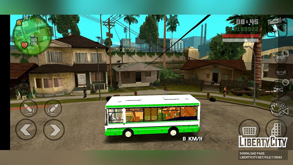 Скачать ПАЗ 3237 для GTA San Andreas (iOS, Android)