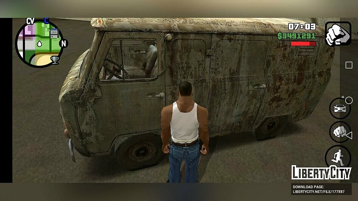 УАЗ 452 / GTA San Andreas (iOS, Android)