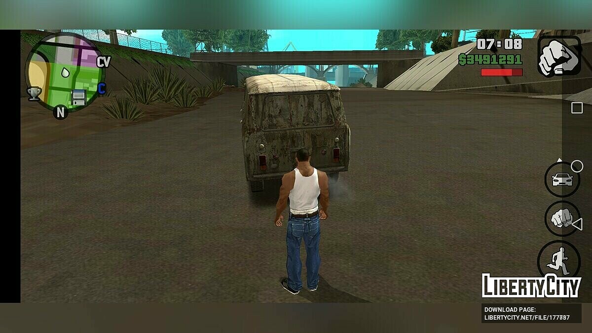 Скачать УАЗ 452 для GTA San Andreas (iOS, Android)