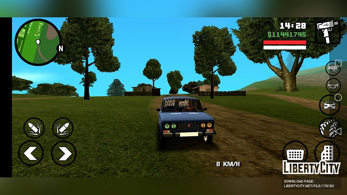 Скачать Ваз 2106 для GTA San Andreas (iOS, Android)