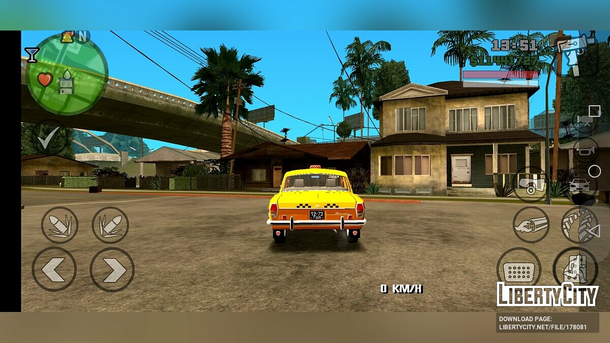 Скачать Волга 24-10 Такси для GTA San Andreas (iOS, Android)