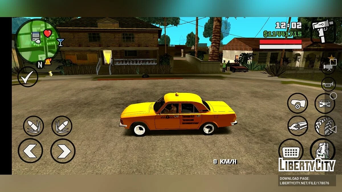 Волга 3102 Такси / GTA San Andreas (iOS, Android)