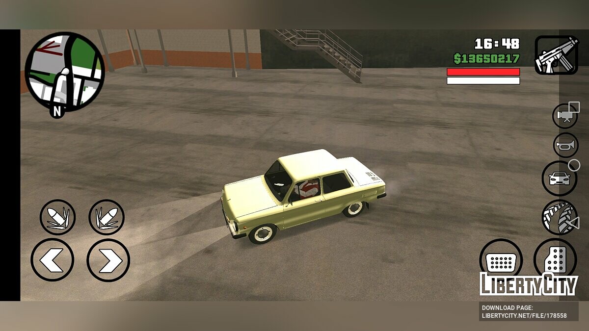 Скачать ЗАЗ 968М для GTA San Andreas (iOS, Android)