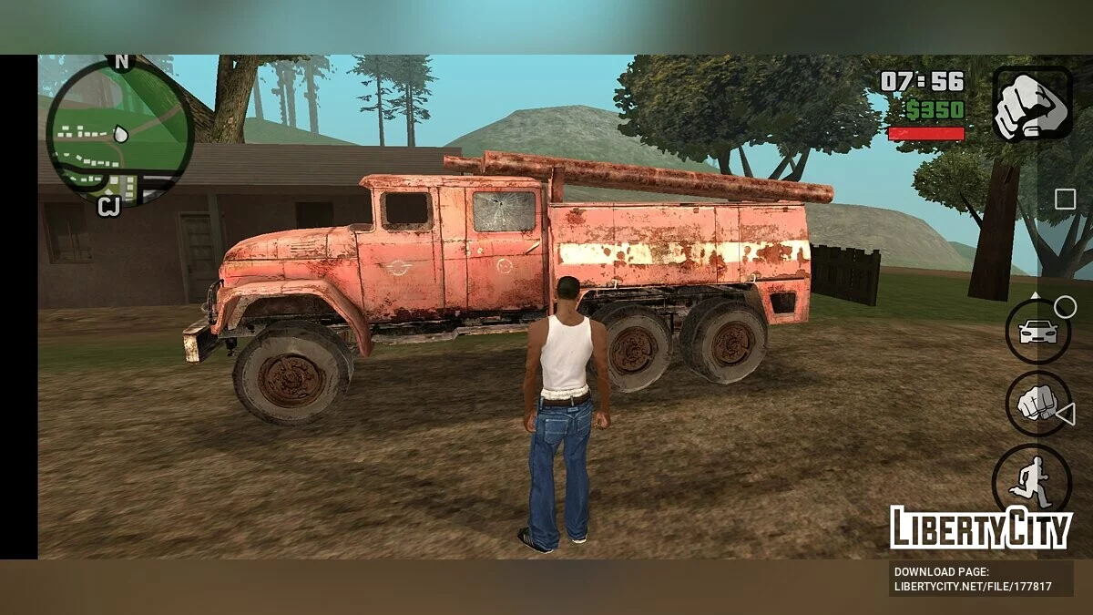 ЗИЛ 131 Пожарный / GTA San Andreas (iOS, Android)