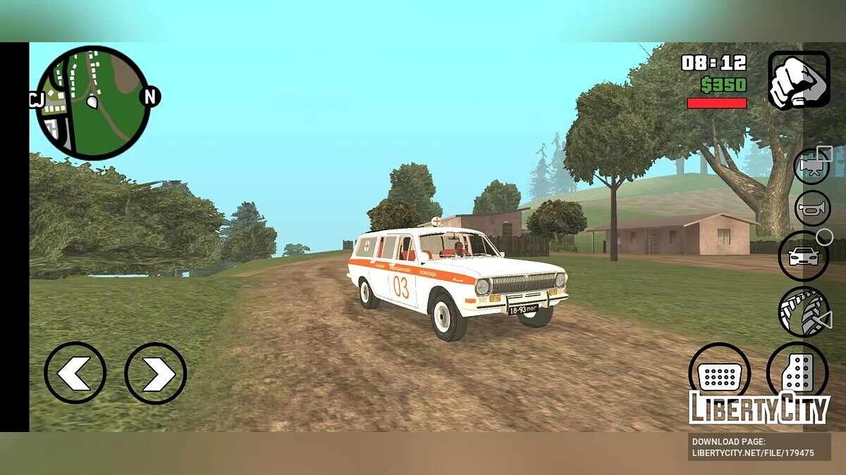 ГАЗ 2403 Скорая / GTA San Andreas (iOS, Android)
