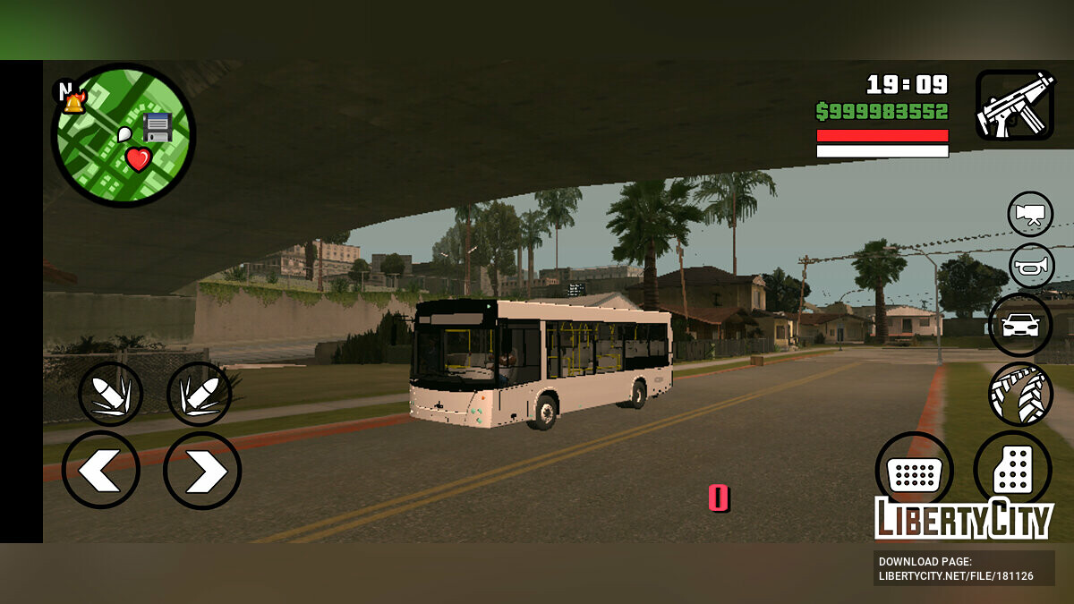 Скачать МАЗ 206 для GTA San Andreas (iOS, Android)