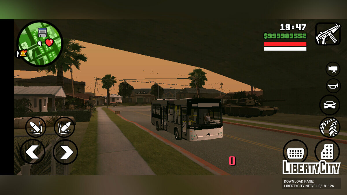 Скачать МАЗ 206 для GTA San Andreas (iOS, Android)