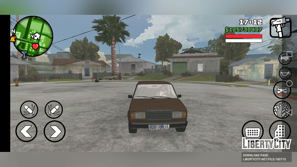 Скачать ВАЗ 2107 для GTA San Andreas (iOS, Android)