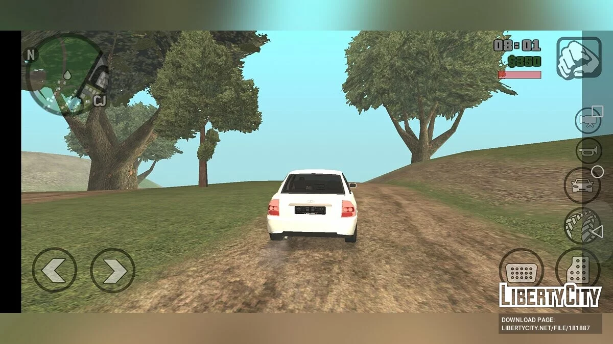 Лада 2170 Приора / GTA San Andreas (iOS, Android)