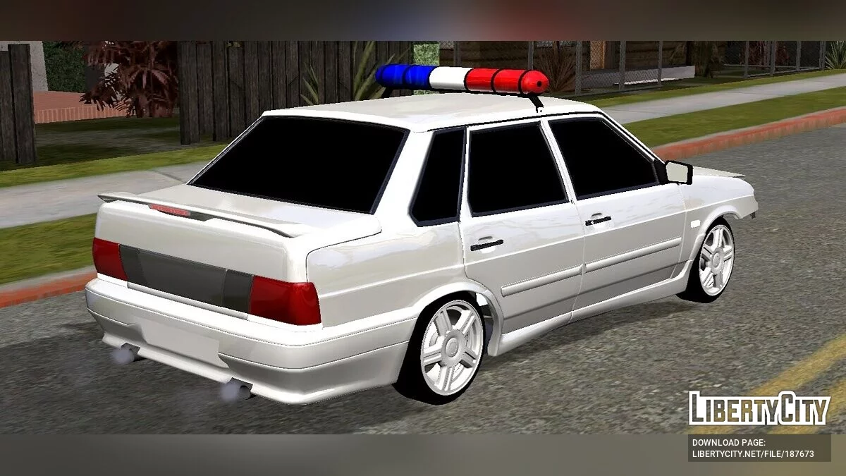 ВАЗ 2115 - Полиция (только DFF) / GTA San Andreas (iOS, Android)