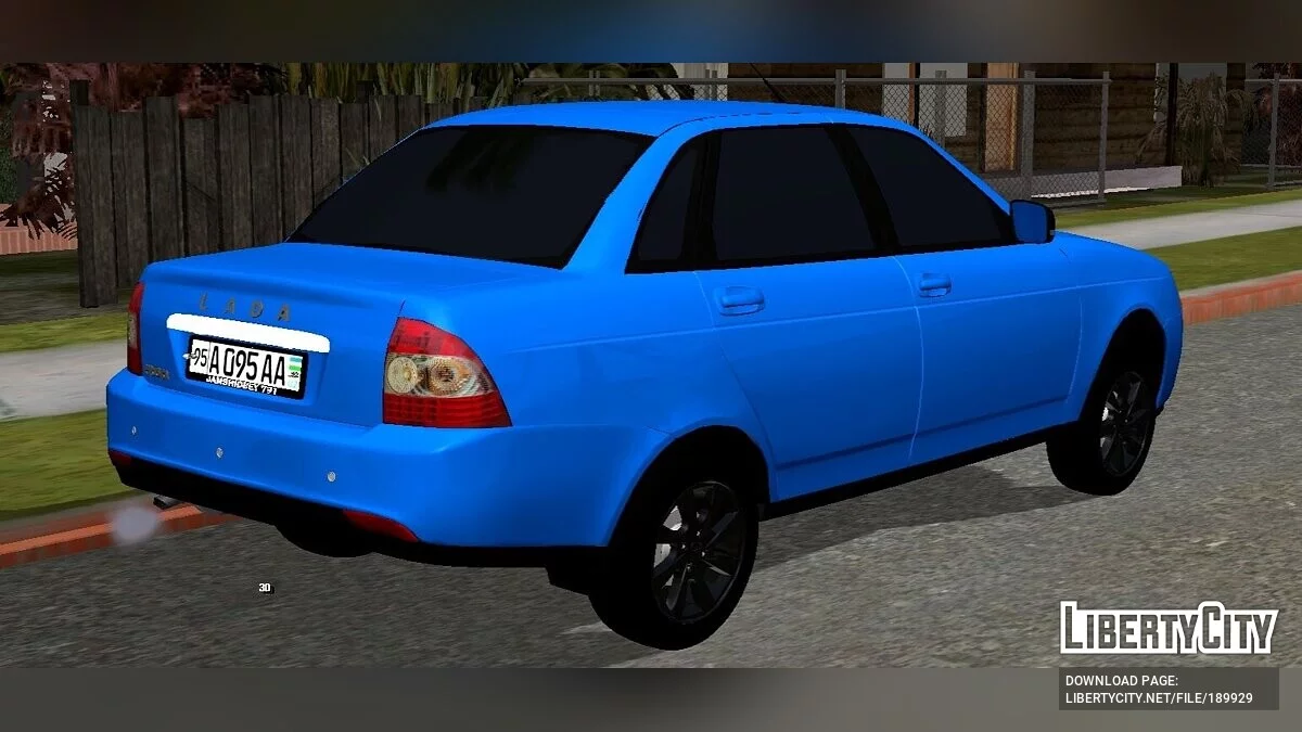 Lada 2170 Priora Опер / GTA San Andreas (iOS, Android)