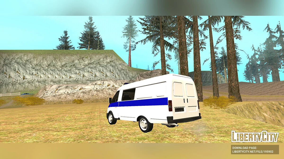 Газель 2705 ДПС (Только DFF) / GTA San Andreas (iOS, Android)